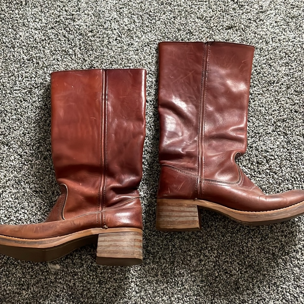 Vintage 70s Frye Brown Boots